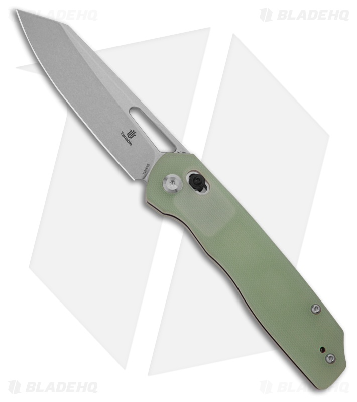 Tenable Knives Shard Crossbar Lock Knife Jade G-10 SW