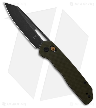 Tenable Knives Shard Knife Olive Green G-10 Black SW