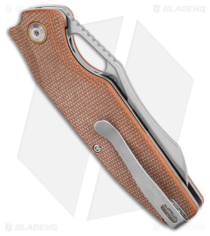 Tenable Knives Tuckamore Liner Lock Knife Brown Micarta (3.5" SW)