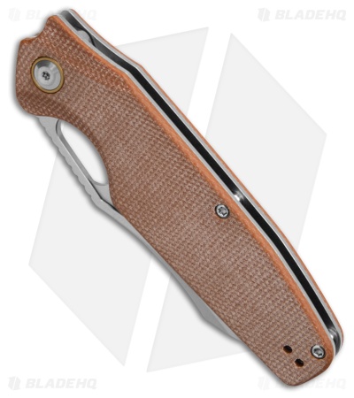 Tenable Knives Tuckamore Liner Lock Knife Brown Micarta (3.5" SW)