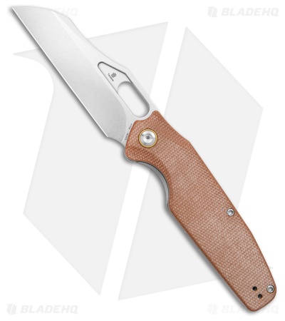 Tenable Knives Tuckamore Liner Lock Knife Brown Micarta (3.5" SW)