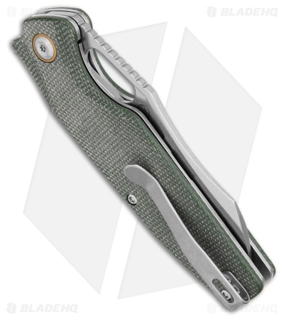 Tenable Knives Tuckamore Liner Lock Knife Green Micarta (3.5" SW)