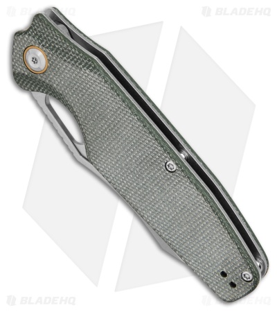 Tenable Knives Tuckamore Liner Lock Knife Green Micarta (3.5" SW)
