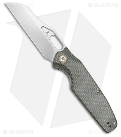 Tenable Knives Tuckamore Liner Lock Knife Green Micarta (3.5" SW)