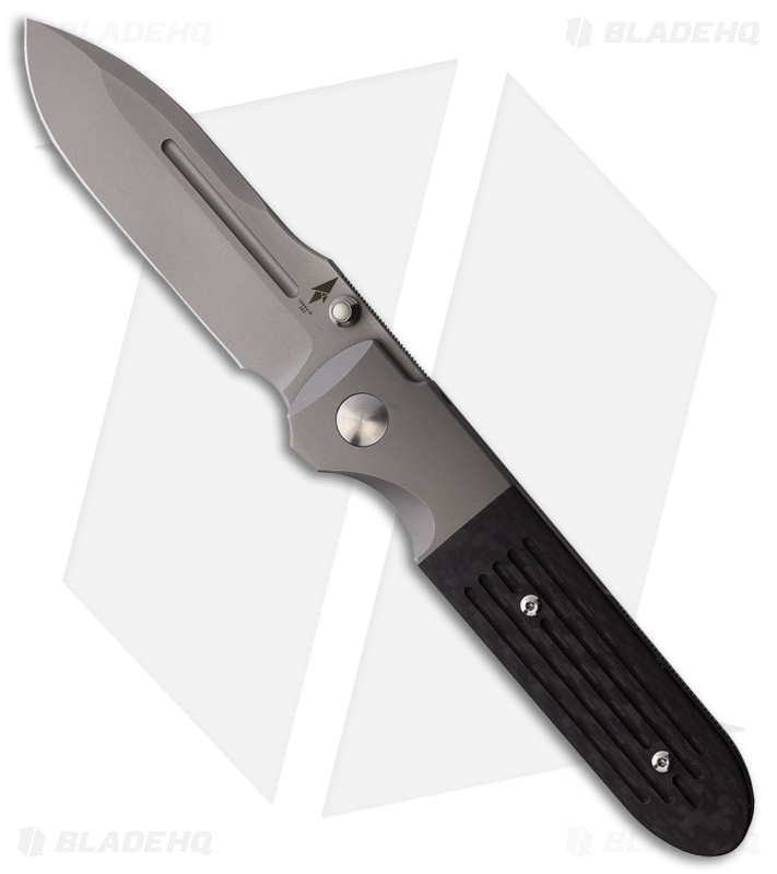 Terrain 365 Invictus Terravantium Frame Lock Knife Titanium/CF (3" Bead Blast)