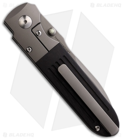 Terrain 365 Invictus Terravantium Frame Lock Knife Titanium/CF (3" Bead Blast)