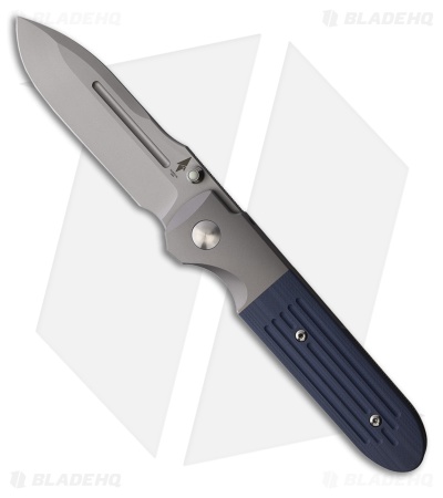 Terrain 365 Invictus Terravantium Frame Lock Knife Titanium/Blue G-10 (3" BB)