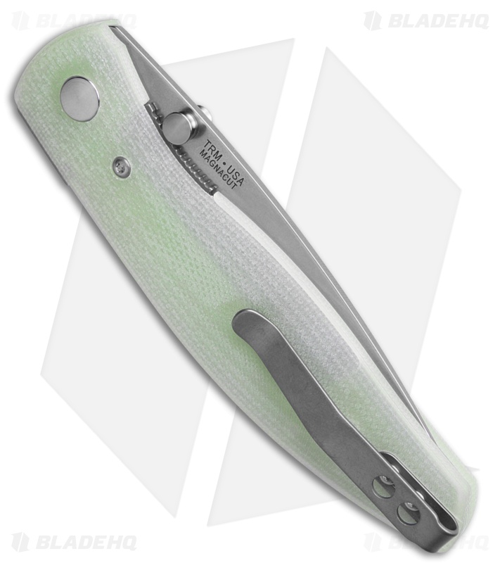 Three Rivers Manufacturing Atom Liner Lock Knife Jade G-10