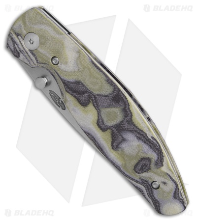 TRM Knives Atom Liner Lock Knife Midnight Jungle G-10 (3" SW)