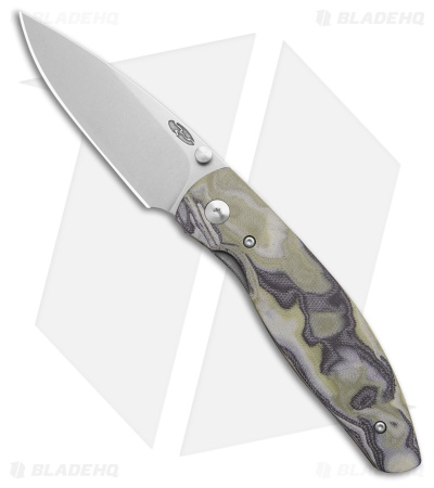 TRM Knives Atom Liner Lock Knife Midnight Jungle G-10 (3" SW)