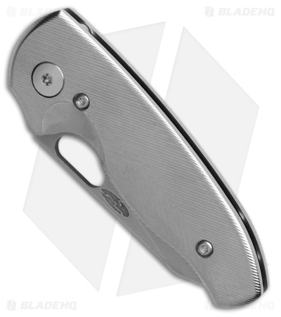 Three Rivers Manufacturing Holier Nerd Liner Lock Knife Titanium
