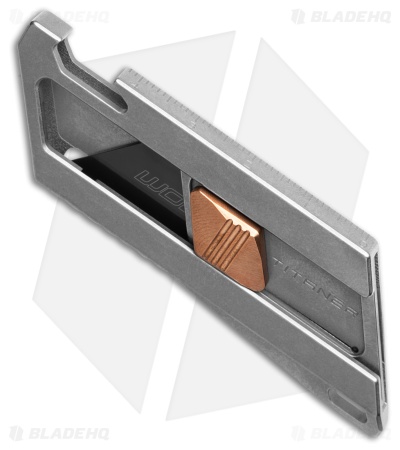 Titaner Retractable Mini Titanium EDC Utility Knife - Stonewash