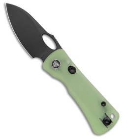 Trivisa Knives Andromeda Button Lock Knife Fluorescent G10 (2.3" Black PVD)