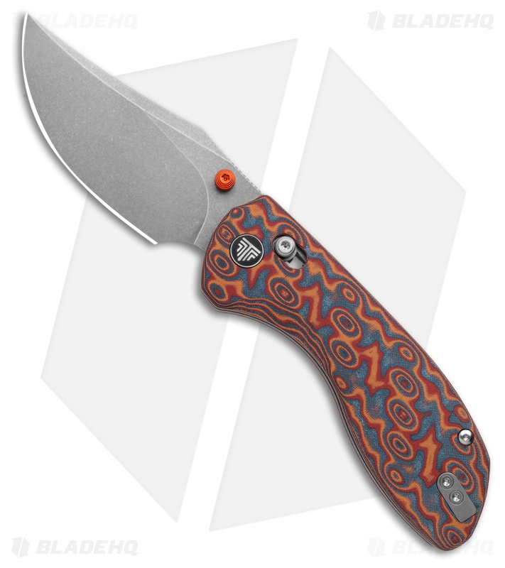 ジェイク・モス　クワットフィン Trivisa Knives Hippo Crossbar Lock Knife Multicolor Micarta