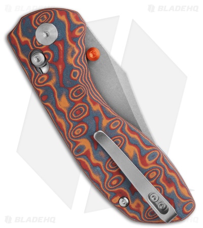 Trivisa Knives Hippo Crossbar Lock Knife Multicolor Micarta (3.4" SW)
