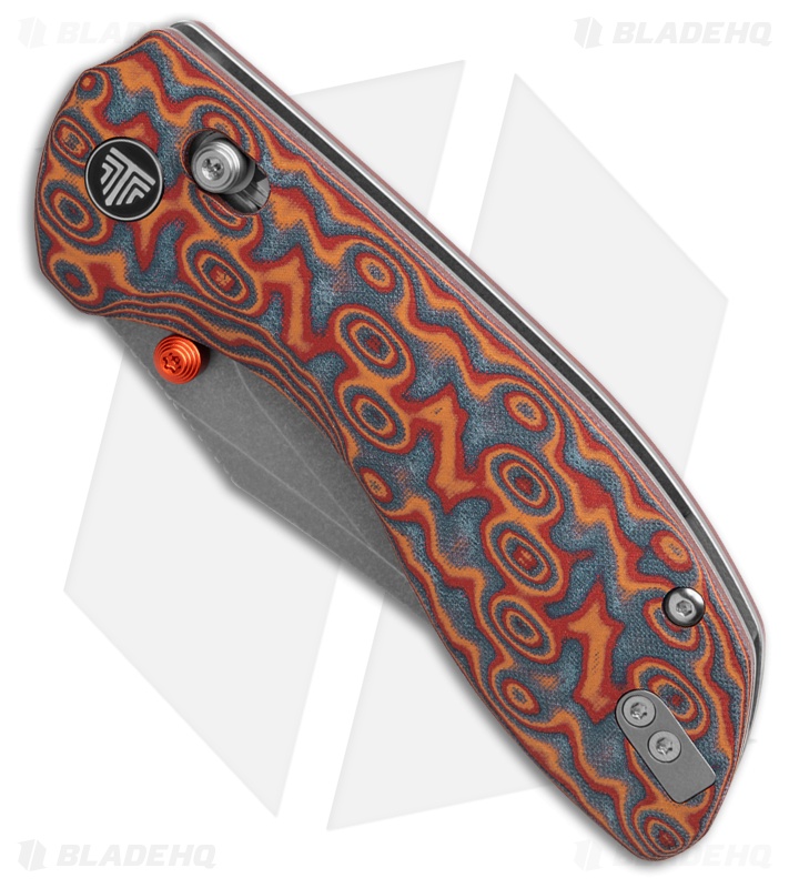 Trivisa Knives Hippo Crossbar Lock Knife Multicolor Micarta (3.4" SW)