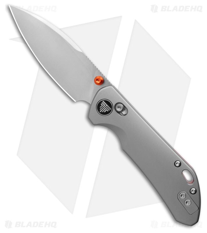 Trivisa Knives Otter Crossbar Lock Knife Gray Titanium (2.99" Satin)