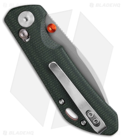 Trivisa Knives Otter Crossbar Lock Knife Green Micarta (2.99" SW)