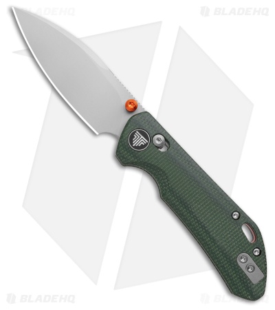 Trivisa Knives Otter Crossbar Lock Knife Green Micarta (2.99" SW)