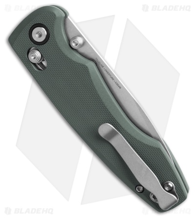 Trueline Overture Crossbar Lock Knife Slate Gray G-10 (3.375" Stonewash)