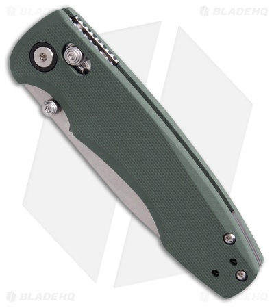 Trueline Overture Crossbar Lock Knife Slate Gray G-10 (3.375" Stonewash)
