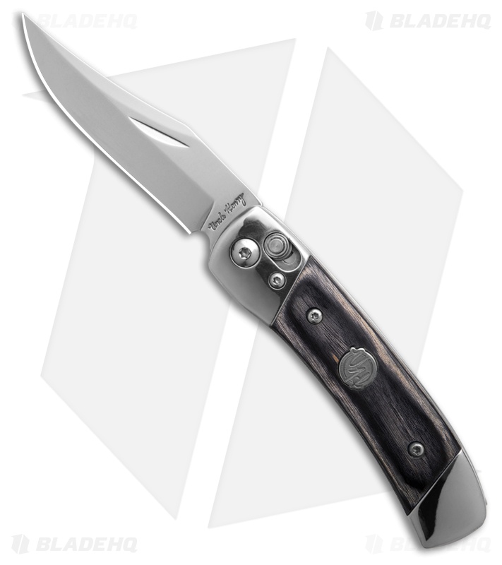 Uncle Henry PLB5 Pivot Lock Clip Point Knife Wood Laminate (2.9" Polish 7Cr)
