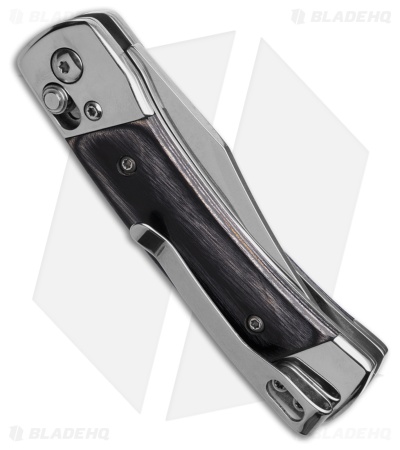 Uncle Henry PLB5 Pivot Lock Clip Point Knife Wood Laminate (2.9" Polish 7Cr)