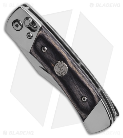 Uncle Henry PLB5 Pivot Lock Clip Point Knife Wood Laminate (2.9" Polish 7Cr)