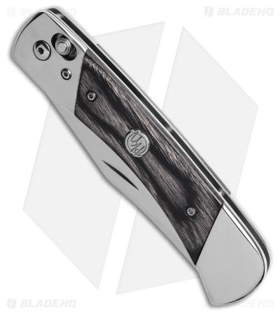 Uncle Henry PLB7 Pivot Lock Clip Point Knife Wood Laminate (3.8" Polish 7Cr)