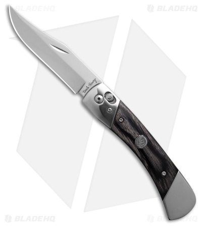 Uncle Henry PLB7 Pivot Lock Clip Point Knife Wood Laminate (3.8" Polish 7Cr)