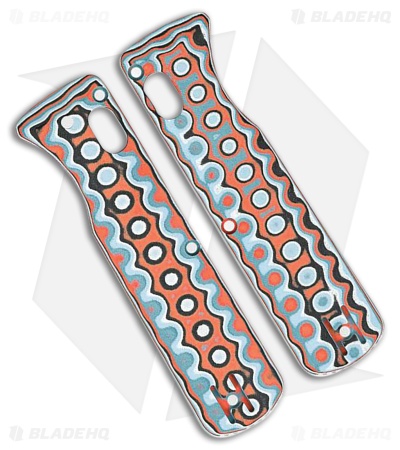 Vosteed Vombat Scales - Bamboo Micarta Coral Orbit