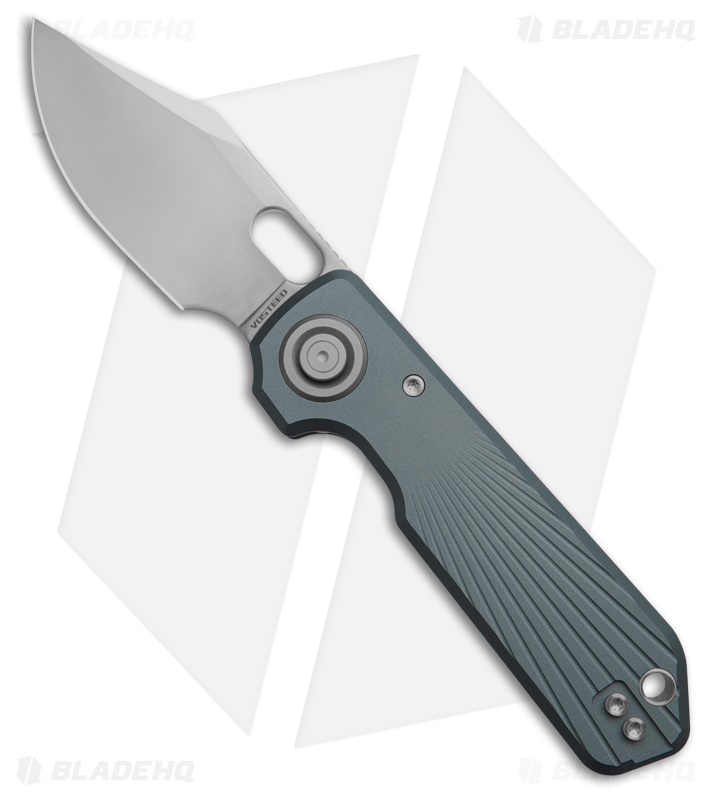 Vosteed Akita Vanchor Lock Knife Gray Aluminum Satin