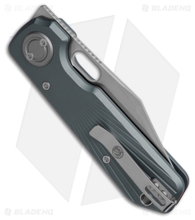 Vosteed Akita Vanchor Lock Knife Gray Aluminum (2.9" Satin)
