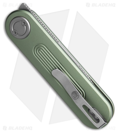 Vosteed Corgi 295 Vanchor Lock Knife Pale Green Aluminum (3" SW S35VN)