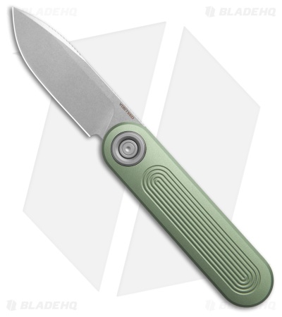 Vosteed Corgi 295 Vanchor Lock Knife Pale Green Aluminum (3" SW S35VN)