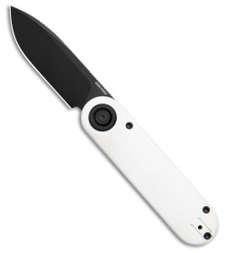 Vosteed Corgi 295 Vanchor Lock Knife White G-10 (3" Black SW N690)