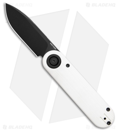 Vosteed Corgi 295 Vanchor Lock Knife White G-10 (3" Black SW N690)