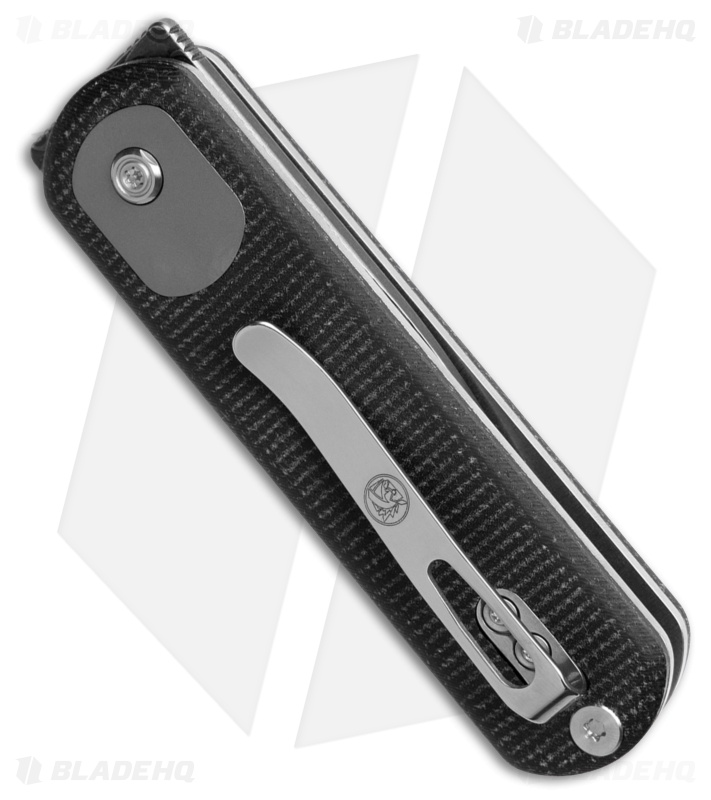 Vosteed Corgi Pup Treklock Knife Black Micarta (2.5" Damasucs)