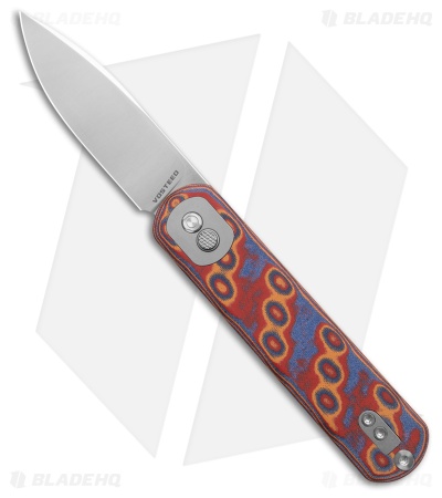Vosteed Corgi Treklock Knife Copper Raindrop Micarta (3" Satin)