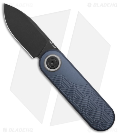 Vosteed Corgi V Vanchor Lock Knife Dark Slate Blue Al (2.4" Black SW 14C28N)