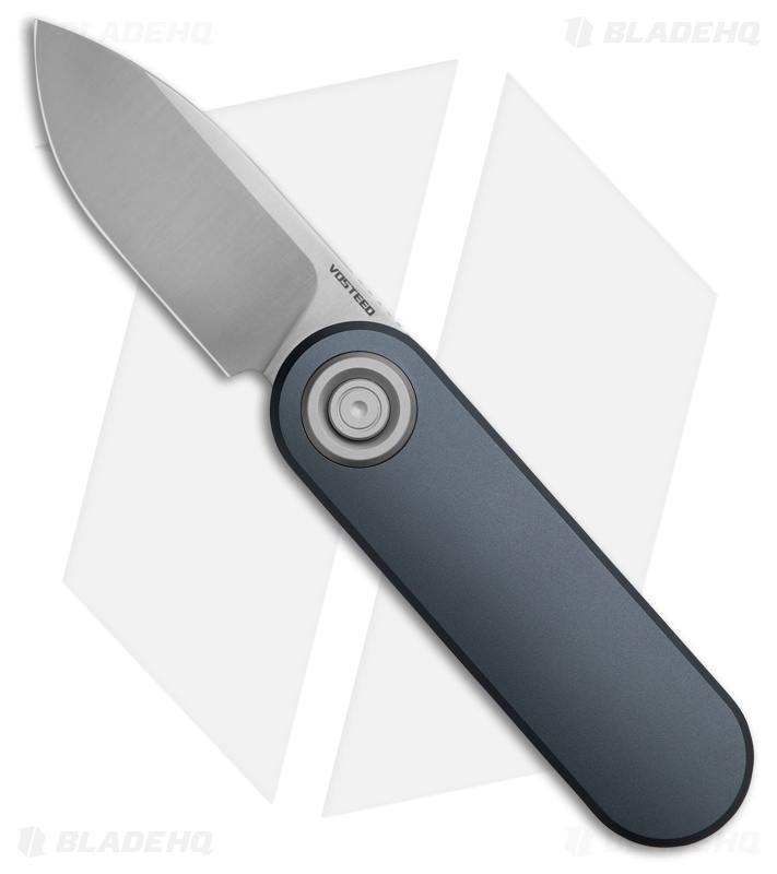 Vosteed Corgi V Vanchor Lock Knife Dark Slate Blue Aluminum (2.4" Satin)