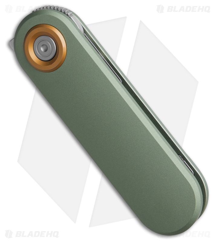 Vosteed Corgi V Vanchor Lock Knife Green Aluminum (2.4" Stonewash)