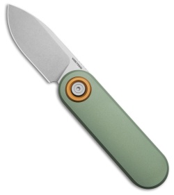 Vosteed Corgi V Vanchor Lock Knife Green Aluminum (2.4" Stonewash)