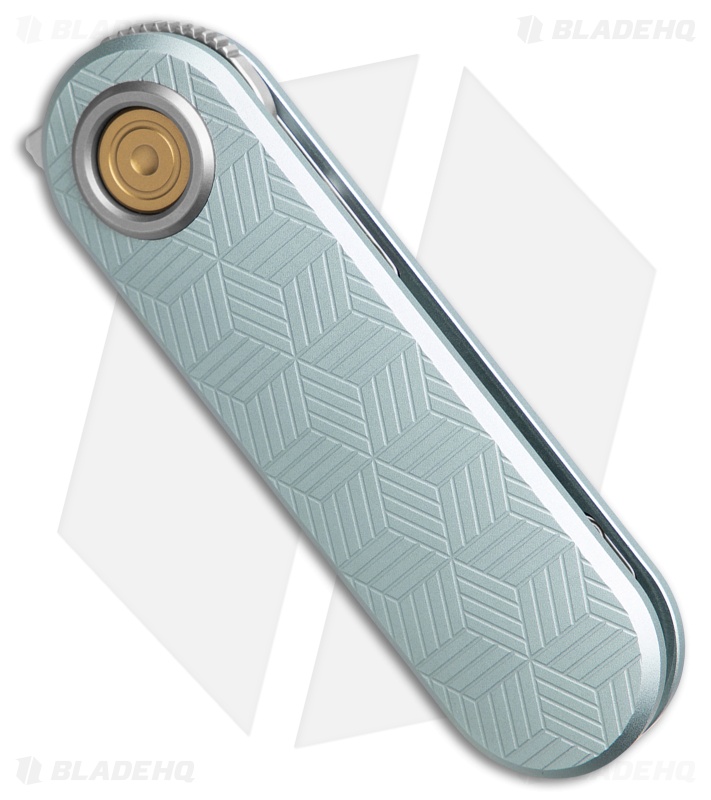 Vosteed Corgi V Vanchor Lock Knife Macaron Blue Aluminum (2.4" Satin 14C28N)