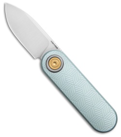 Vosteed Corgi V Vanchor Lock Knife Macaron Blue Aluminum (2.4" Satin 14C28N)