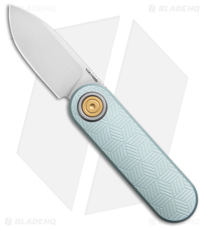 Vosteed Corgi V Vanchor Lock Knife Macaron Blue Aluminum (2.4" Satin 14C28N)