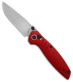 Vosteed Corsair Crossbar Lock Knife Red G-10 (3.2" Satin)