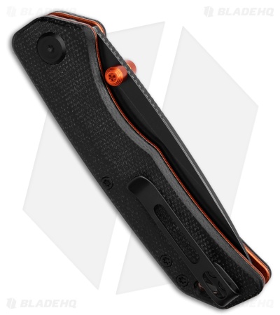 Vosteed Marten 330 Top Liner Lock Knife Black Micarta (3.3" Black SW 14C28N)