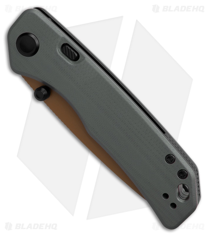 Vosteed Marten 330 Top Liner Lock Knife Gray G-10 (3.3" Copper Dune 14C28N)