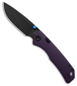 Vosteed Marten 330 Top Liner Lock Knife Purple G-10 (3.3" Black SW 14C28N)